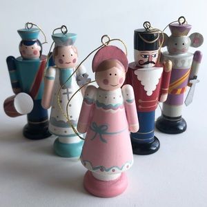 Vintage Avon Nutcracker Christmas Tree Ornaments